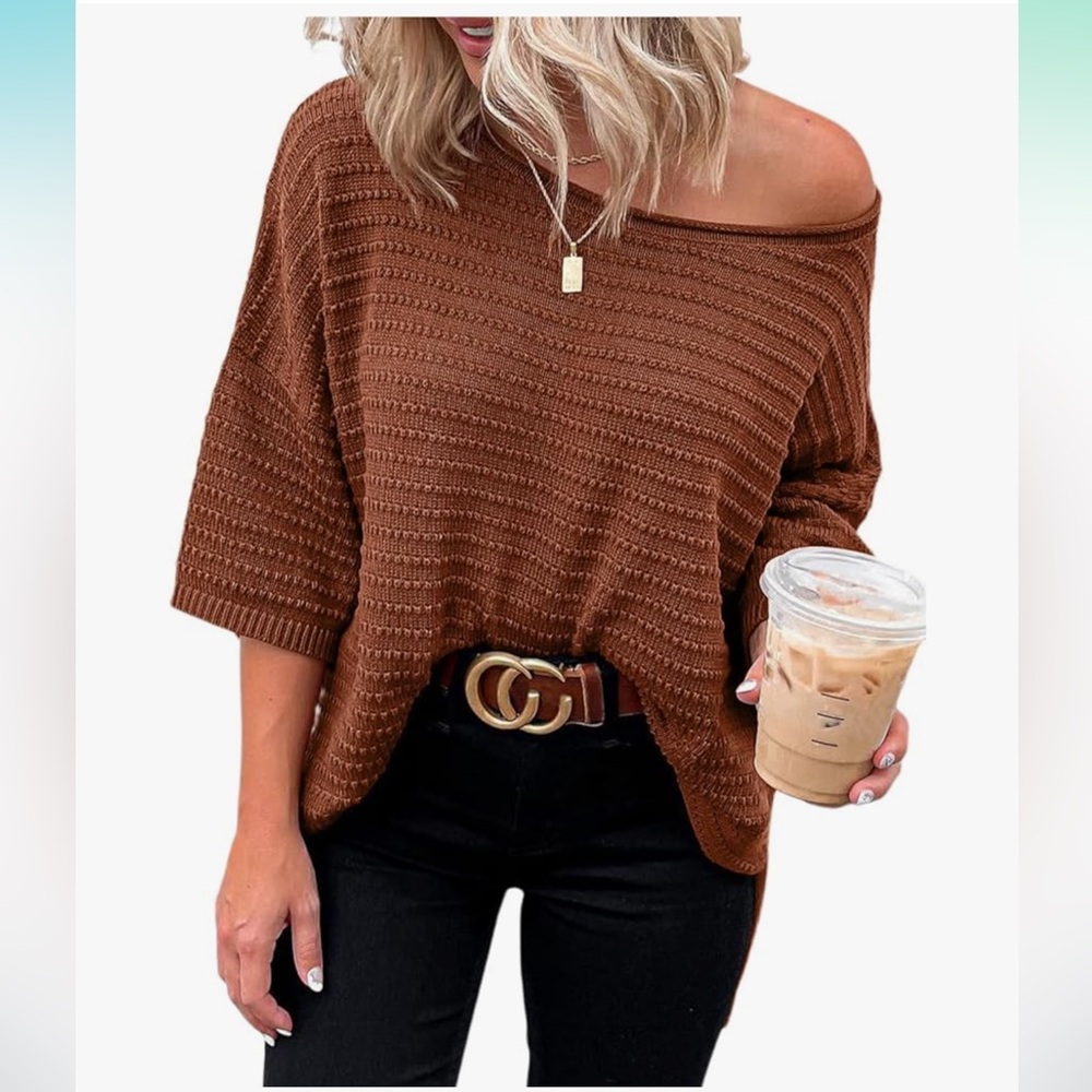 New Dokotoo 3/4 Sleeve Tunic Sweater Size XL